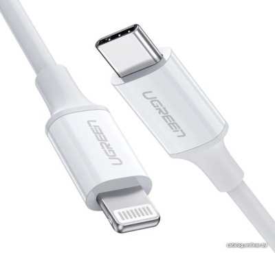 Купить кабель ugreen us171 60748 usb type-c - lightning (1.5 м, белый) в интернет-магазине X-core.by