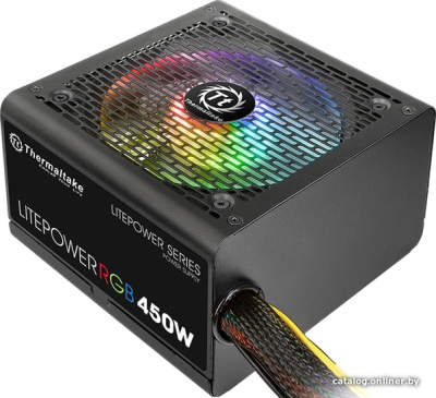 Блок питания Thermaltake Litepower RGB 450W LTP-450AL2NK  купить в интернет-магазине X-core.by