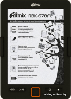 Купить электронная книга ritmix rbk-678fl в интернет-магазине X-core.by