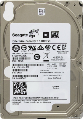 Жесткий диск Seagate Constellation.2 2TB [ST2000NX0253] купить в интернет-магазине X-core.by