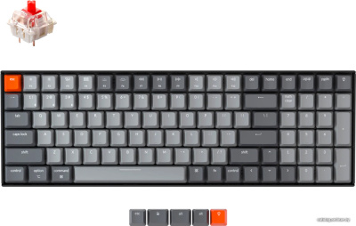 Купить клавиатура keychron k4 v2 white led k4-a1-ru (gateron g pro red) в интернет-магазине X-core.by