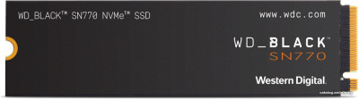 SSD WD Black SN770 NVMe 500GB WDS500G3X0E  купить в интернет-магазине X-core.by