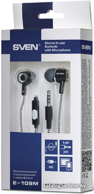 Купить наушники sven e-109m в интернет-магазине X-core.by