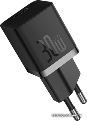 Купить сетевое зарядное baseus gan5 fast charger mini 1c 30w ccgn070401 (черный) в интернет-магазине X-core.by