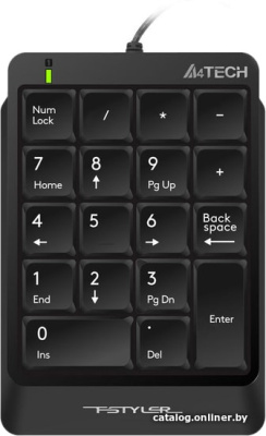 Купить цифровой блок a4tech fk13p (черный) в интернет-магазине X-core.by