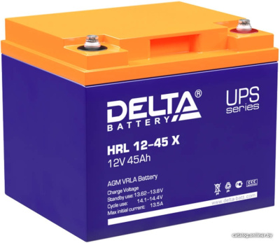 Купить аккумулятор для ибп delta hrl 12-45 x (12в/45 а·ч) в интернет-магазине X-core.by