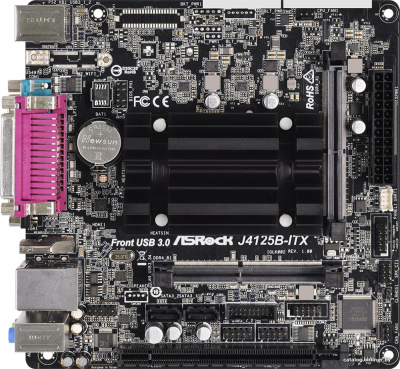 Материнская плата ASRock J4125B-ITX  купить в интернет-магазине X-core.by