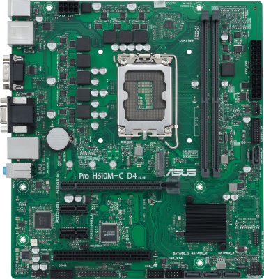 Материнская плата ASUS Pro H610M-C D4-CSM  купить в интернет-магазине X-core.by
