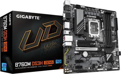 Материнская плата Gigabyte B760M DS3H GEN5  купить в интернет-магазине X-core.by