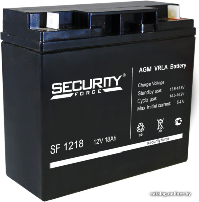 Купить аккумулятор для ибп security force sf 1218 (12в/18 а·ч) в интернет-магазине X-core.by