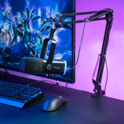 Купить проводной микрофон fifine am8t (черный) в интернет-магазине X-core.by