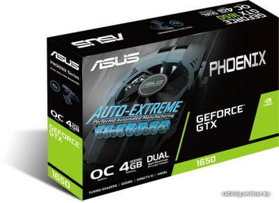 Видеокарта ASUS Phoenix GeForce GTX 1650 OC edition 4GB GDDR5 PH-GTX1650-O4G  купить в интернет-магазине X-core.by