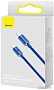 Кабель Baseus Crystal Shine USB Type-C - USB Type-C (2 м , синий)