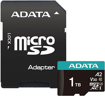 Карта памяти ADATA Premier Pro AUSDX1TUI3V30SA2-RA1 microSDXC 1TB (с адаптером)