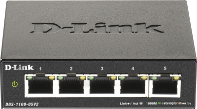 Купить коммутатор d-link dgs-1100-05v2/a1a в интернет-магазине X-core.by
