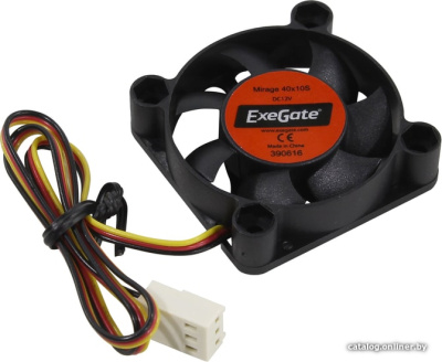 Вентилятор для корпуса ExeGate Mirage 40x10S EX166186RUS  купить в интернет-магазине X-core.by