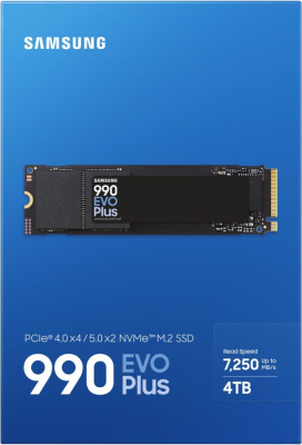 SSD Samsung 990 Evo Plus 4TB MZ-V9S4T0BW  купить в интернет-магазине X-core.by