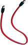 Кабель VCOM VHC7668 SATA - SATA (0.5 м, красный)