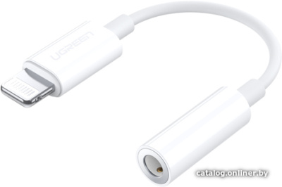 Купить адаптер ugreen us212 30759 lightning - 3.5 jack (0.07 м, белый) в интернет-магазине X-core.by