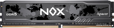 Оперативная память Apacer NOX 8ГБ DDR5 5200 МГц AH5U08G52C50RMBAA-1  купить в интернет-магазине X-core.by