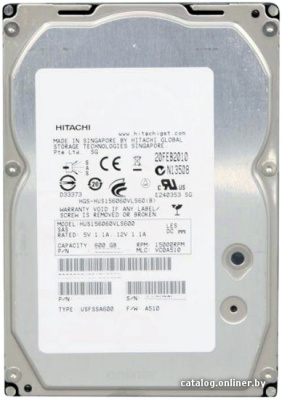 Жесткий диск Hitachi Ultrastar 15K600 600GB (HUS156060VLS600) купить в интернет-магазине X-core.by