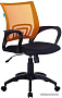 Кресло Бюрократ CH-695N/OR/TW-11 (черный/оранжевый)