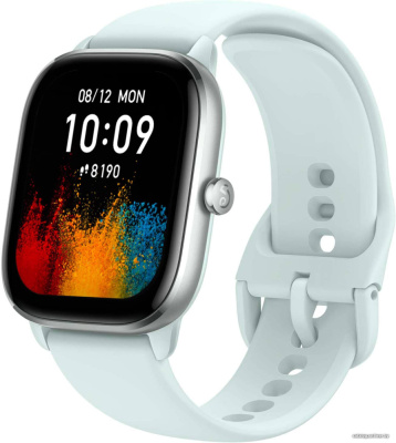 Купить умные часы amazfit gts 4 mini (мятно-голубой) в интернет-магазине X-core.by