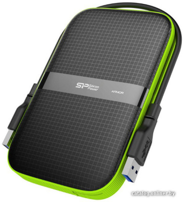 Купить внешний накопитель silicon-power armor a60 2tb (sp020tbphda60s3k) в интернет-магазине X-core.by