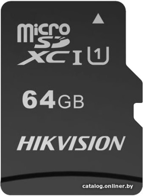 Купить карта памяти hikvision microsdhc hs-tf-c1(std)/64g 64gb в интернет-магазине X-core.by