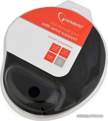 Купить коврик для мыши gembird mp-gel-bk в интернет-магазине X-core.by