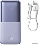 Внешний аккумулятор Baseus Bipow Pro Digital Display Fast Charge 20W Overseas Edition 10000mAh (фиол