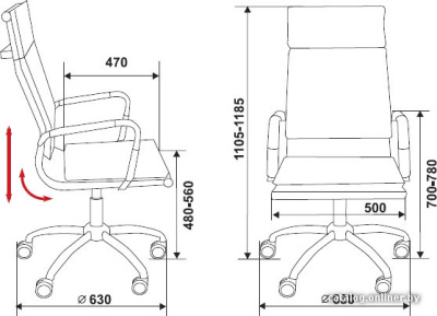 Купить кресло бюрократ ch-993/grey в интернет-магазине X-core.by