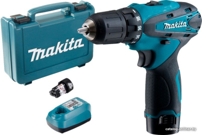 Дрель-шуруповерт Makita DF330DWE (с 2-мя АКБ, кейс)