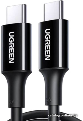 Купить кабель ugreen us300 80371 usb type-c - usb type-c (1 м, черный) в интернет-магазине X-core.by