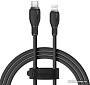 Кабель Baseus Pudding Series Fast Charging USB Type-C - Lightning (2 м, черный)