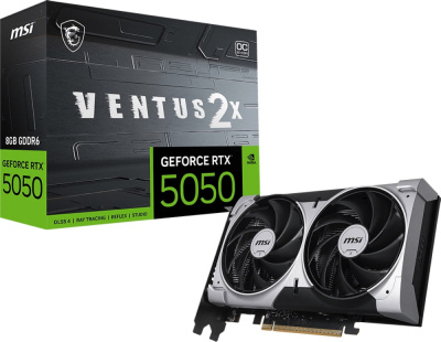 Видеокарта MSI GeForce RTX 5050 8G Ventus 2X OC  купить в интернет-магазине X-core.by