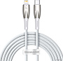 Кабель Baseus Glimmer Series Fast Charging Data Cable 100W USB Type-A - Type-C (2 м, белый)