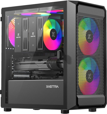 Корпус XASTRA A303M 3ARGB (черный)  купить в интернет-магазине X-core.by