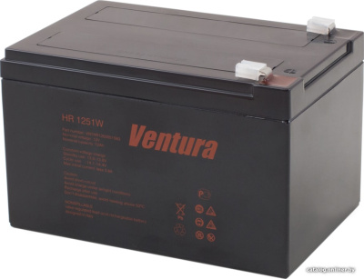 Купить аккумулятор для ибп ventura hr 1251w (12 в/12 а·ч) в интернет-магазине X-core.by