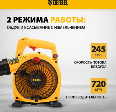 Ручная воздуходувка Denzel GL-260