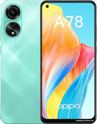 Купить смартфон oppo a78 cph2565 8gb/128gb международная версия (лазурный) в интернет-магазине X-core.by