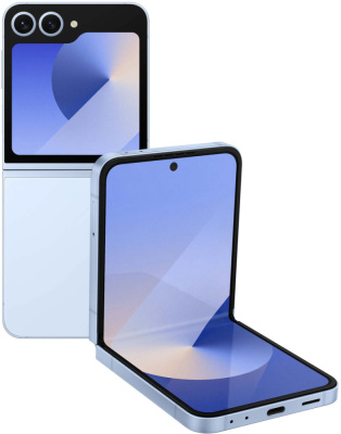 Купить смартфон samsung galaxy z flip6 sm-f741b 12gb/512gb (голубой) в интернет-магазине X-core.by