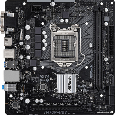 Материнская плата ASRock H470M-HDV  купить в интернет-магазине X-core.by