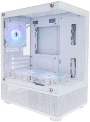 Корпус 1stPlayer MIKU Mi2-A ARGB (белый)  купить в интернет-магазине X-core.by