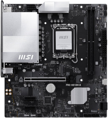 Материнская плата MSI Pro H810M-B  купить в интернет-магазине X-core.by