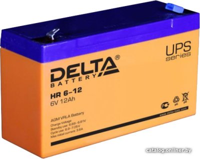 Купить аккумулятор для ибп delta hr 6-12 (6в/12 а·ч) в интернет-магазине X-core.by