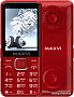 Кнопочный телефон Maxvi P110 (красный)