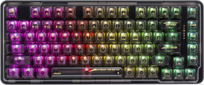 Купить клавиатура redragon elf pro (прозрачный/черный) в интернет-магазине X-core.by