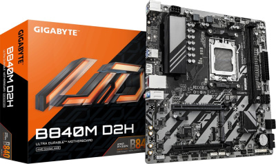 Картинка Материнская плата Gigabyte B840M D2H от магазина X-core.by Материнская плата Gigabyte B840M D2H  купить в интернет-магазине X-core.by