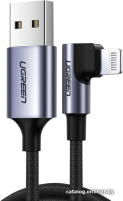 Купить кабель ugreen us299 60770 usb type-a - lightning (1.5 м, черный) в интернет-магазине X-core.by